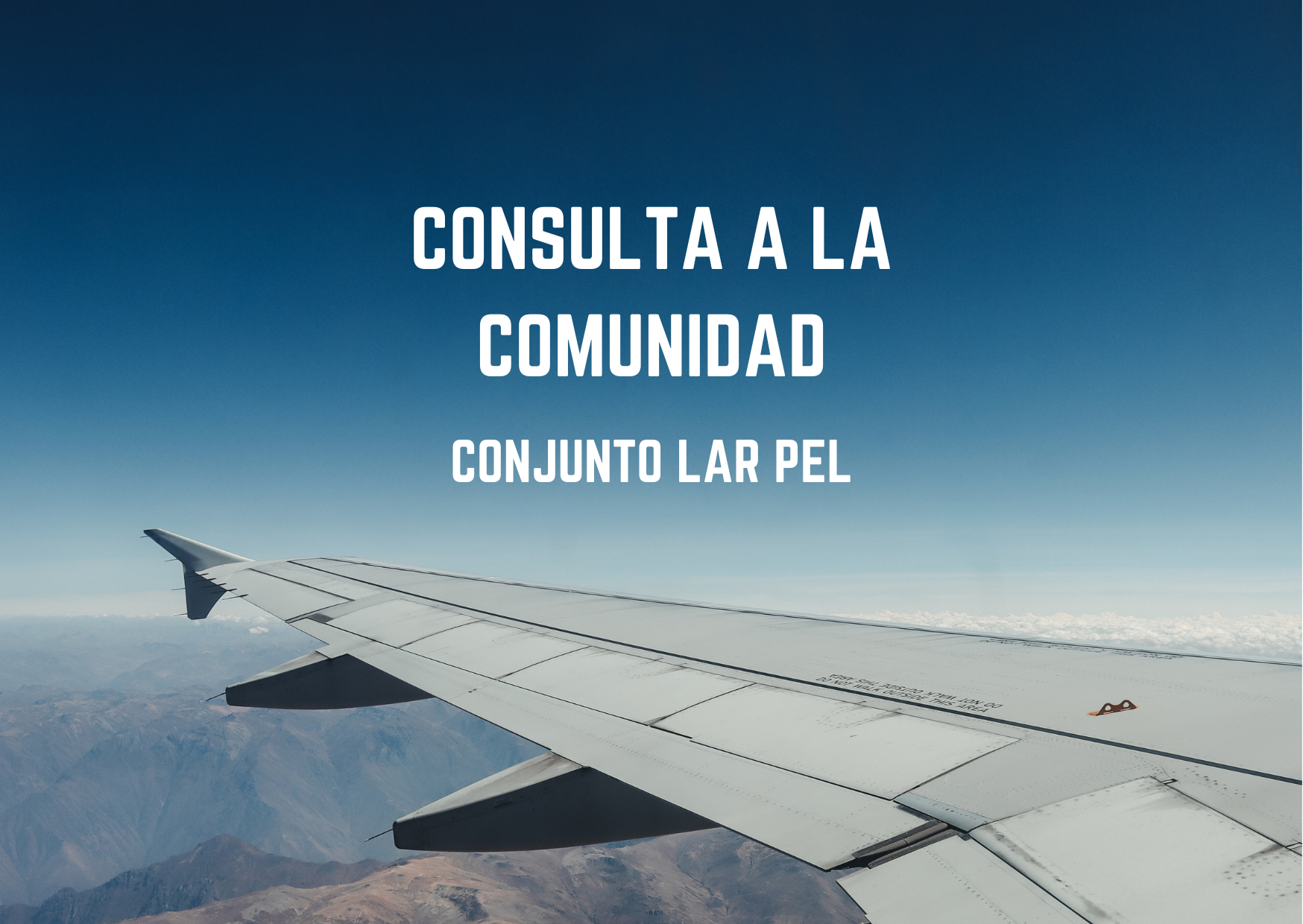 CONSULTA A LA COMUNIDAD LAR PEL
