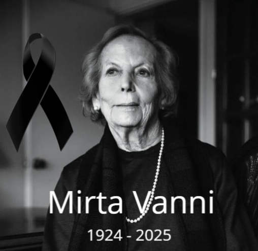 Fallecimiento de la Sra. Mirta Vanni