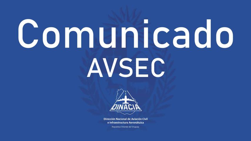 Comunicado AVSEC
